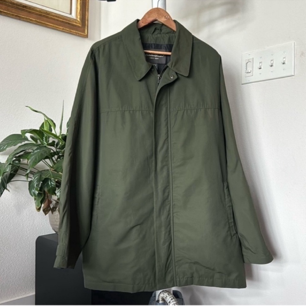 Eddie Bauer Men’s Wheateredge Army Green Jacket/Coat Sz XL
